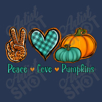 Peace Love Pumpkins Men Denim Jacket | Artistshot