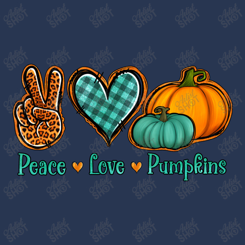 Peace Love Pumpkins Men Denim Jacket | Artistshot