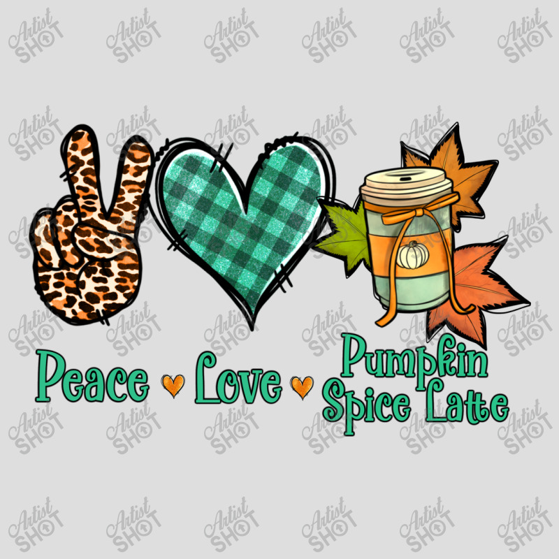 Peace Love Pumpkin Spice Latte Glass Tumbler | Artistshot