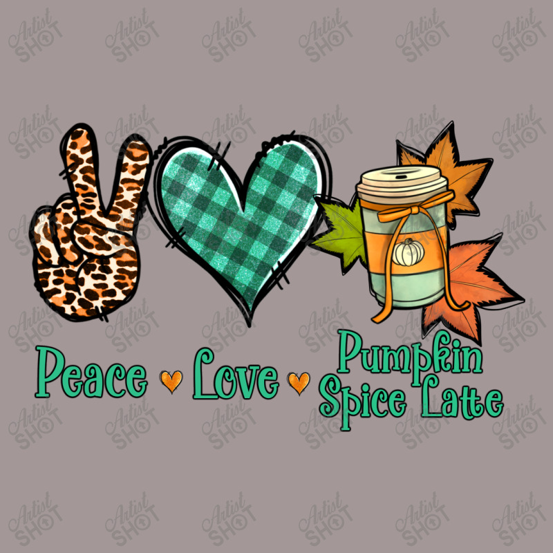 Peace Love Pumpkin Spice Latte Vintage Short | Artistshot