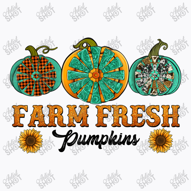 Orange Glitter Pumpkin T-shirt | Artistshot