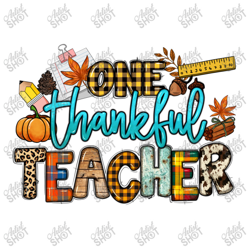 One Thankful Teacher V-neck Tee | Artistshot