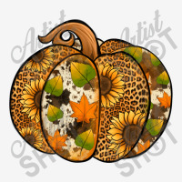 Leopard Cowhide Sunflower Pumpkin Metal Print Horizontal | Artistshot