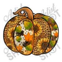 Leopard Cowhide Sunflower Pumpkin V-neck Tee | Artistshot