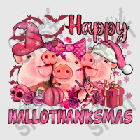 Happy Hallothanksmas Pigs Pink Unisex Jogger | Artistshot