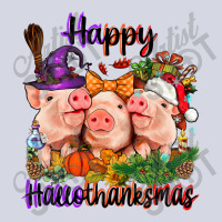 Happy Hallothanksmas Pigs Fleece Short | Artistshot