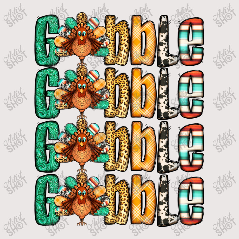 Gobble Till You Wobble Thanksgiving Turkey Pocket T-shirt | Artistshot