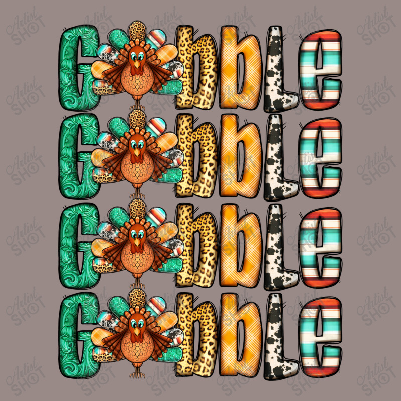 Gobble Till You Wobble Thanksgiving Turkey Vintage T-shirt | Artistshot