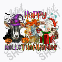 Happy Hallothanksmas Goats T-shirt | Artistshot