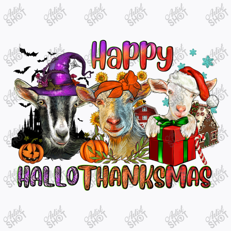 Happy Hallothanksmas Goats T-shirt | Artistshot