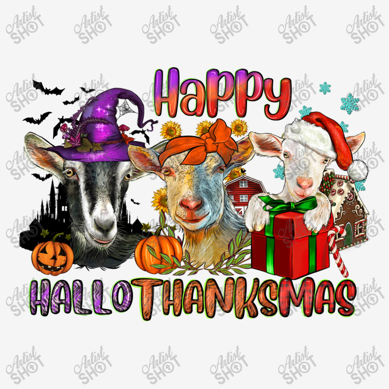 Happy Hallothanksmas Goats Front Car Mat | Artistshot