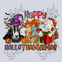 Happy Hallothanksmas Goats Fleece Short | Artistshot