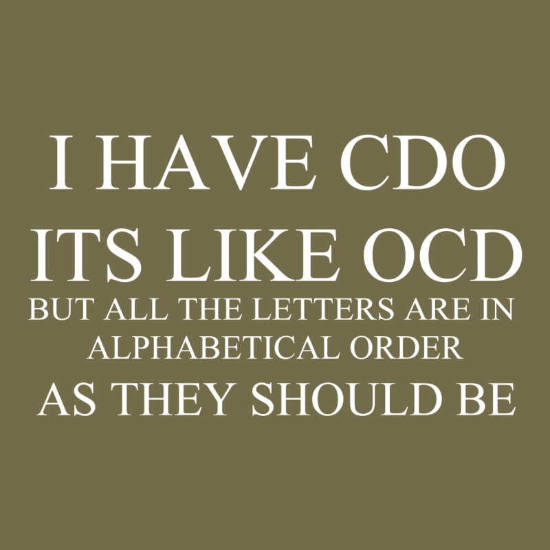 I Have Cdo It's Like Ocd Dyed Cap by Specstore | Artistshot