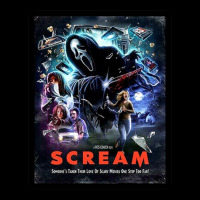 Scream 2022 Horror Movie Poster 93641678 Adjustable Cap | Artistshot