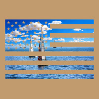 Sail Boats On American Flag  Usa Sailing  Sailor T Shirt Urban Heavy T-shirt | Artistshot