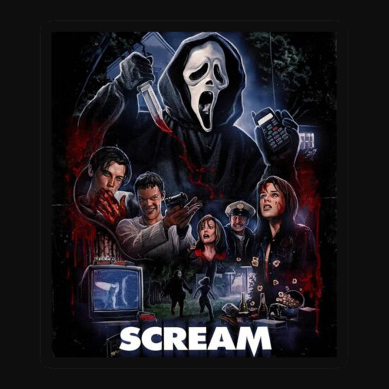 Scream Horror Movie Poster Retro 93660849 Crop Top by pitri | Artistshot