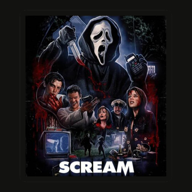 Scream Horror Movie Poster Retro 93660849 Scorecard Crop Tee by pitri | Artistshot