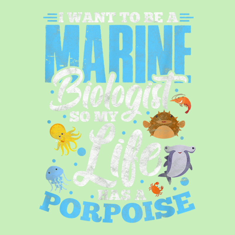 I Want To Be Marine Biologist So Life Has A Porpoise Grunge T Shirt Urban Heavy T-shirt | Artistshot