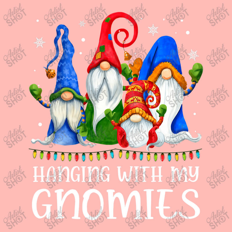 Hanging With My Gnomies Shirt Funny Gnome Xmas Lights Pajama T Shirt Urban Pullover Hoodie | Artistshot