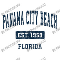 Panama City Beach Florida Fl Vintage Sports Established Navy T Shirt Men's T-shirt Pajama Set | Artistshot