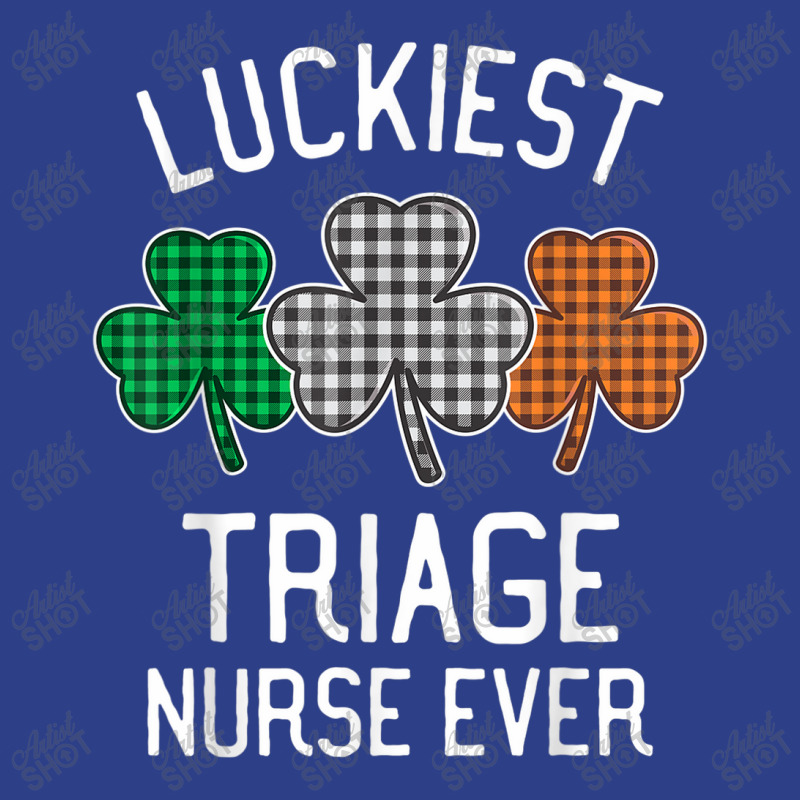 Luckiest Triage Nurse Ever St Patrick's Day Plaid Beanie by YenNgoc | Artistshot