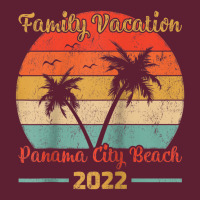 Vintage Style Family Vacation 2022 Florida Panama City Beach Raglan Ba Beanie | Artistshot