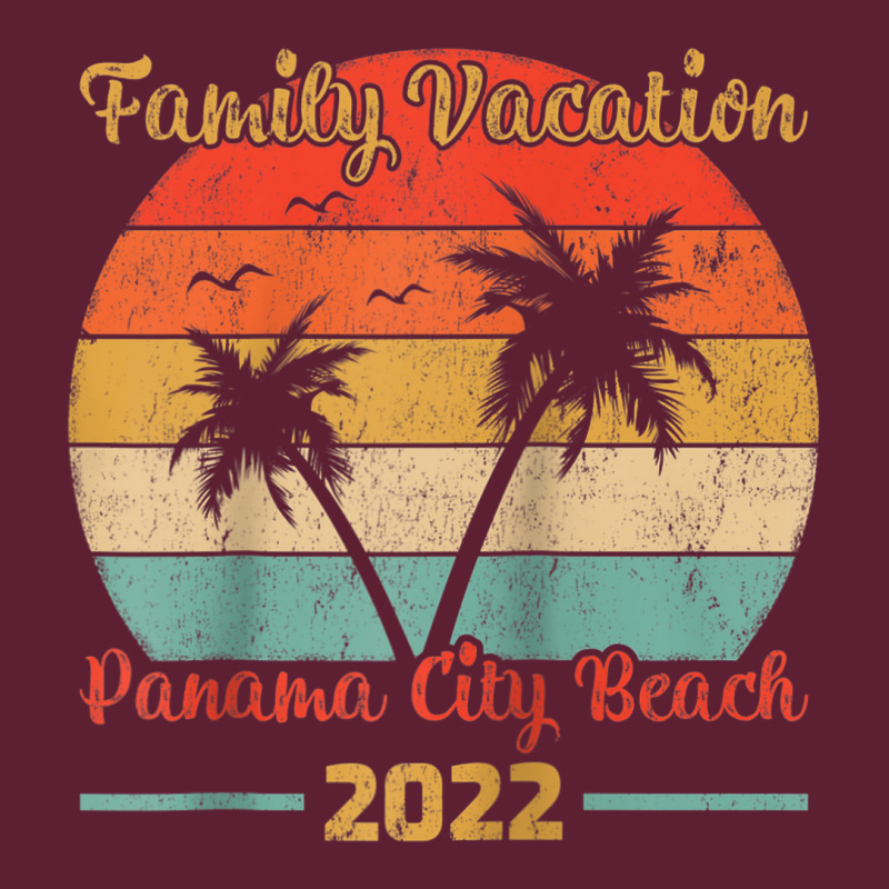 Vintage Style Family Vacation 2022 Florida Panama City Beach Raglan Ba Beanie by Tiktify | Artistshot