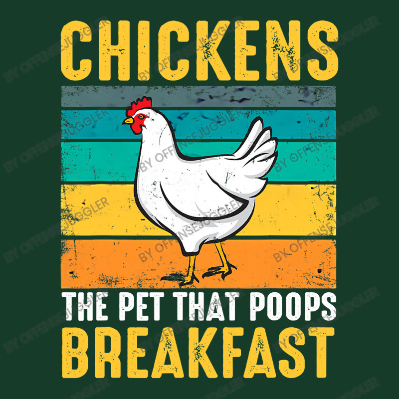 Chicken Cock Funny Chicken Chickens The Pet That Poops Breakfast 336 H Visor hat by offensejuggler | Artistshot