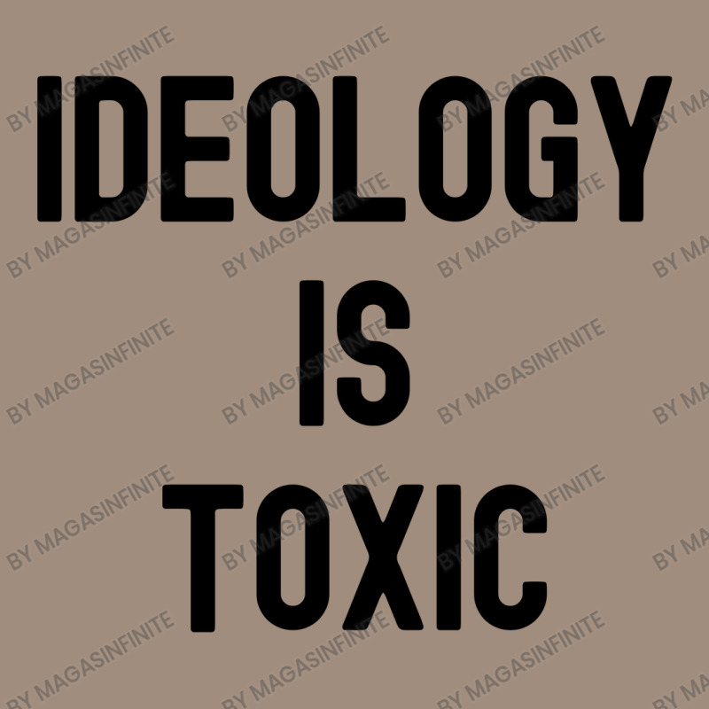 Ideology Is Toxic (in Black Letters) Visor hat by Magasinfinite | Artistshot