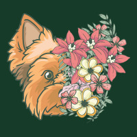 Yorkie T  Shirt Yorkshire Terrier With Flowers T  Shirt Visor Hat | Artistshot