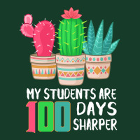 Funny 100 Days Of School Gift T  Shirt My Students Are 100 Days Sharpe Visor Hat | Artistshot