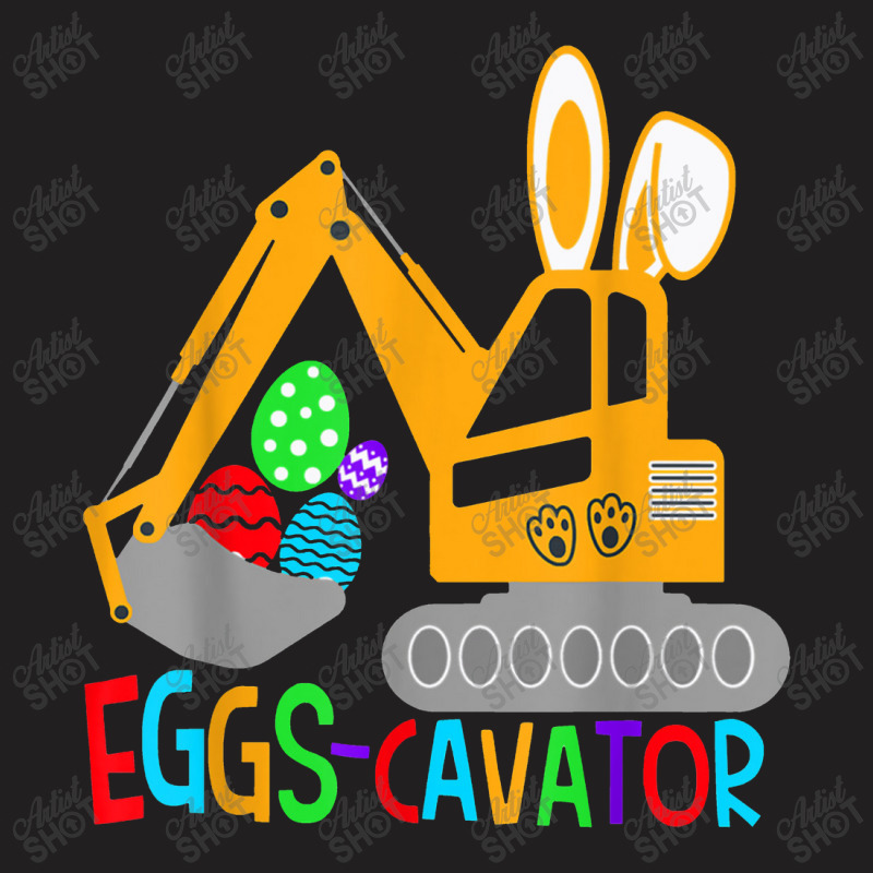 Easter Eggscavator Clothing For Kids Toddlers Easter Bunny T-shirt | Artistshot