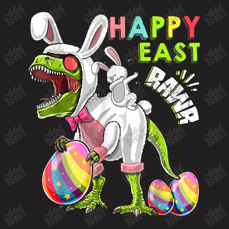 Easter Gift For Boys Kids Dinosaurs Happy Eastrawr T-shirt | Artistshot