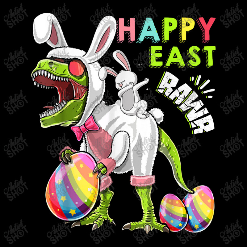 Easter Gift For Boys Kids Dinosaurs Happy Eastrawr Pocket T-shirt | Artistshot