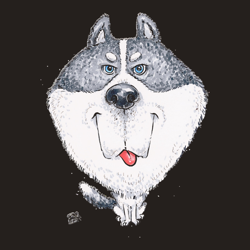 Husky T  Shirt Siberian Husky Dog T  Shirt Tank Top by skeletonpeony | Artistshot