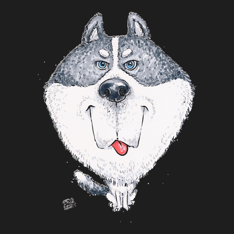 Husky T  Shirt Siberian Husky Dog T  Shirt Classic T-shirt by skeletonpeony | Artistshot