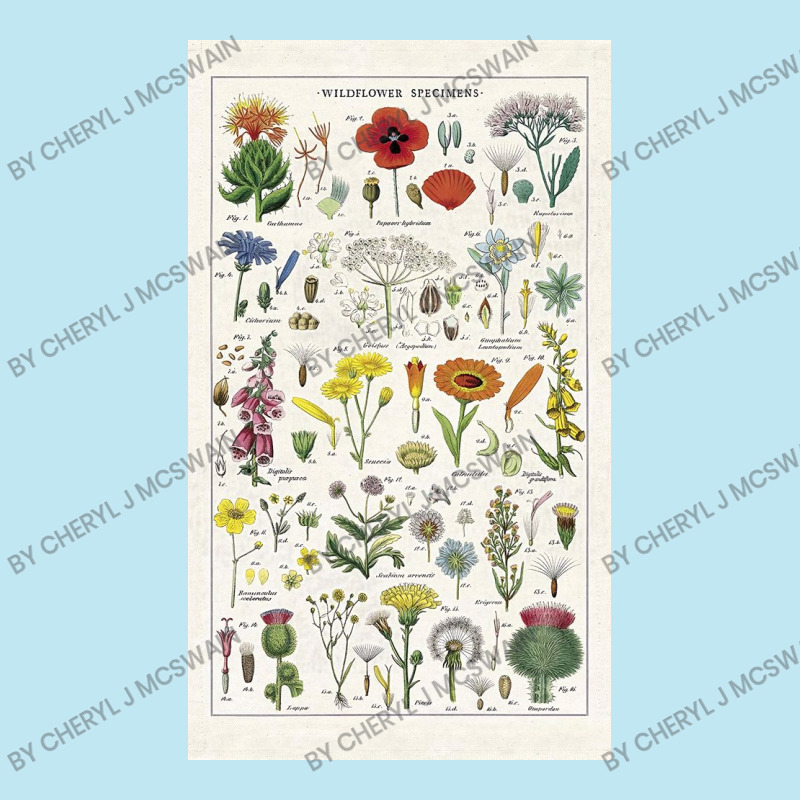 Flower Market Fwild  Tea Towel Cav Urban Heavy T-shirt by Cheryl J McSwain | Artistshot