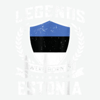 Vintage Design Estonian Flag Legends Were Born In Estonia T Shirt Urban Heavy T-shirt | Artistshot