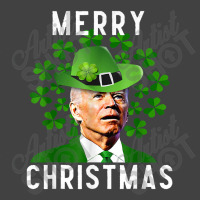 Funny Joe Biden Merry Christmas Confused St Patricks Day Vintage T-shirt | Artistshot