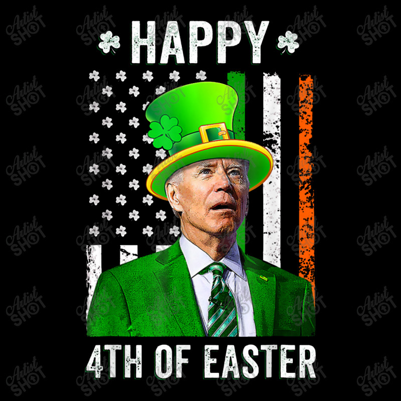 Funny Leprechaun Biden Happy Easter Confused St Patricks Men's 3/4 Sleeve Pajama Set | Artistshot