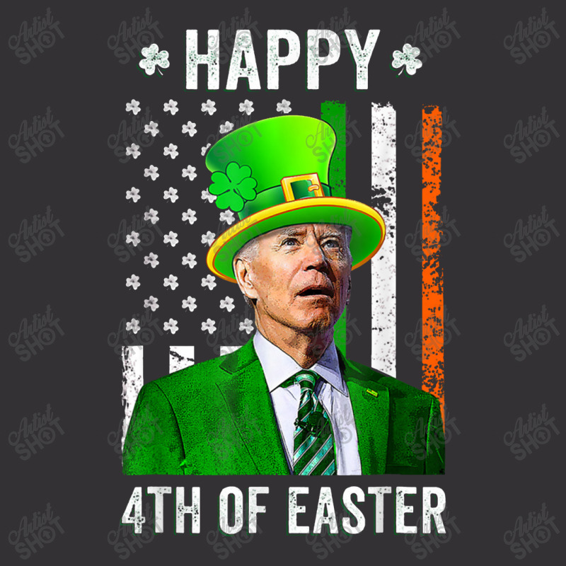 Funny Leprechaun Biden Happy Easter Confused St Patricks Vintage Hoodie And Short Set | Artistshot