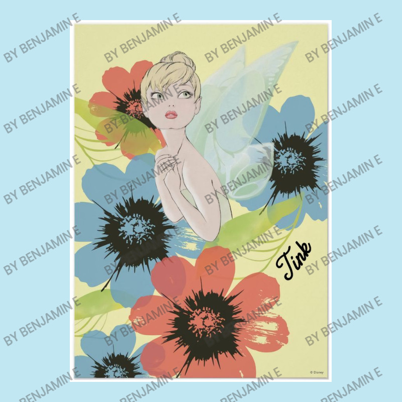 Flower Market Tinker Bell Sketch With Cosmos Urban Pullover Hoodie by Benjamin E | Artistshot