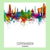 Copenhagen Denmark Skyline Urban Pullover Hoodie | Artistshot