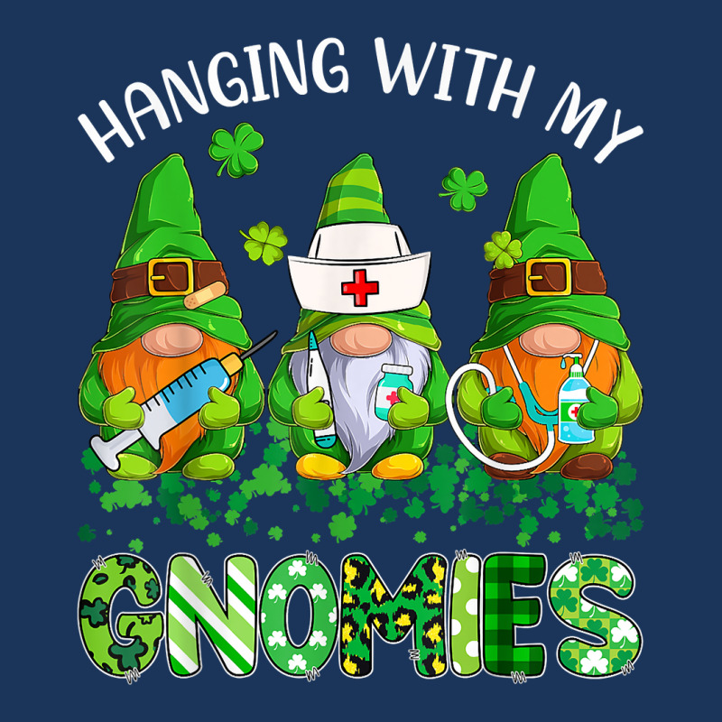 St Patricks Day Hanging With My Gnomies Nurse Stethoscope T Shirt Leatherette Tumbler | Artistshot