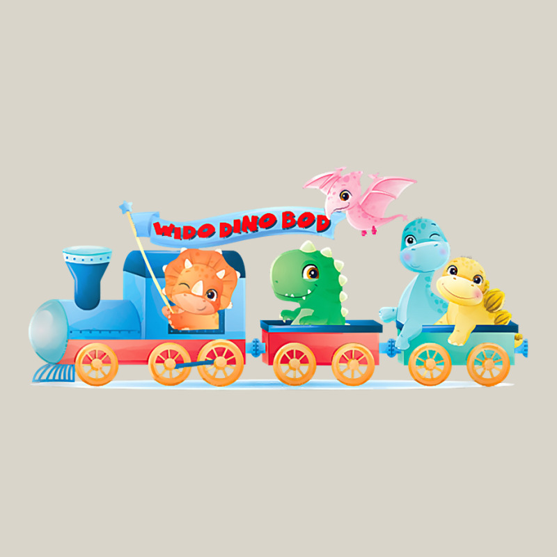 Wido Dino Bod Baby Dinosaurs On Train. Tank Top Leatherette Tumbler | Artistshot