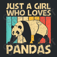 Funny Panda Design For Girls Women Panda Bear Animal Lovers Crewneck Sweatshirt | Artistshot