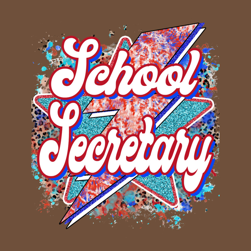 Teacher Shirt School Secretary Lightning Bolt Back To School Long Slee ...