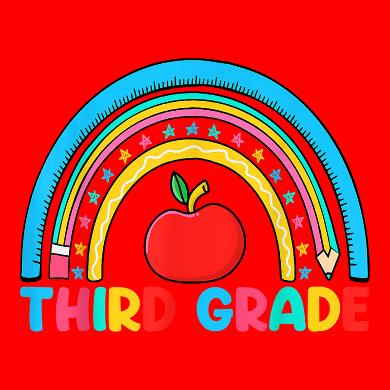 Rainbow Third Grade 3rd Grade Back To School Teacher Student T Shirt Bomber Jacket | Artistshot