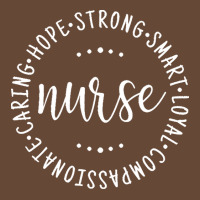 Nurse Gift Idea T  Shirt Nurse Saying Circle Design Strong, Carie, Sma Beanie | Artistshot