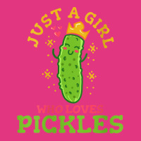 Womens Pickle Just A Girl Who Loves Pickles Vegan V Neck T Shirt Beanie | Artistshot